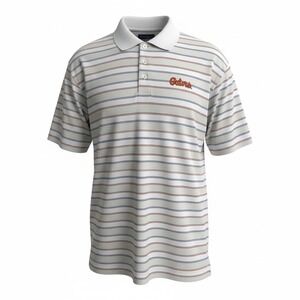 Florida Gators Golf Polo Short Sleeve‎ Shirt Men's 2XL White Stripe Bolle UF